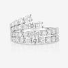 Huitan Simple Stylish Lines Cubic Zirconia Rings Women  Color Band Bridal Wedding Accessories Modern Jewelry for Party New