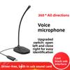 Adjustable Hose USB Desktop Microphone Hi-Fi High Fidelity Condenser Microphone  Vlog Creation