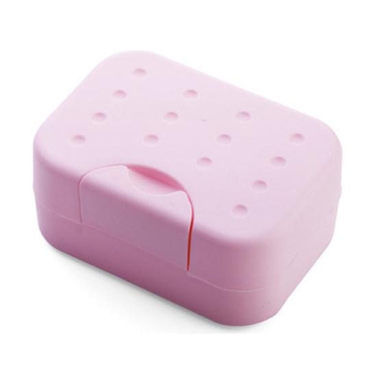 Travel Soap Box Sealed Soap Box Travel Waterproof Seal with Portable Soap Box with Sponge Soap Box