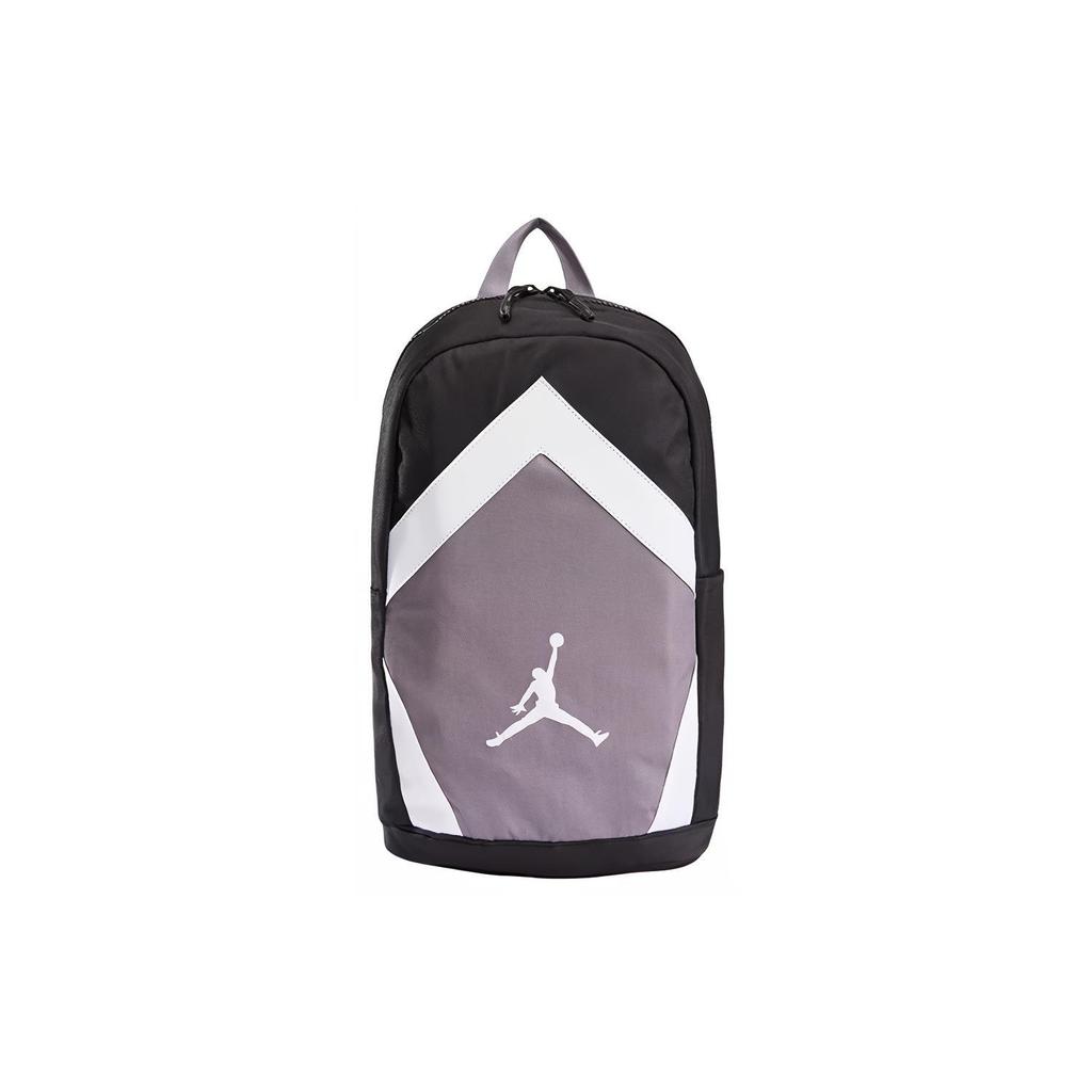 New Jordan Polyester Backpack Unisex Black/Gray/White 9A0262-023