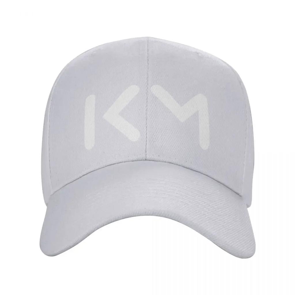 Personalized Football Mbappes KM Logo Baseball Cap Women Unisex Adjustable Dad Hat Streetwear Snapback Hats
