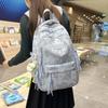 New Academy Style School Bag Boys and Girls Junior High School Students Cute Sweet Printed Backpack Lightweight Large Capacity Backpack