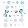 Round for Party Decor Bubble Circle Banner Wall Hanging Garlands Bubble Ribbon Bubble Paper Skewers