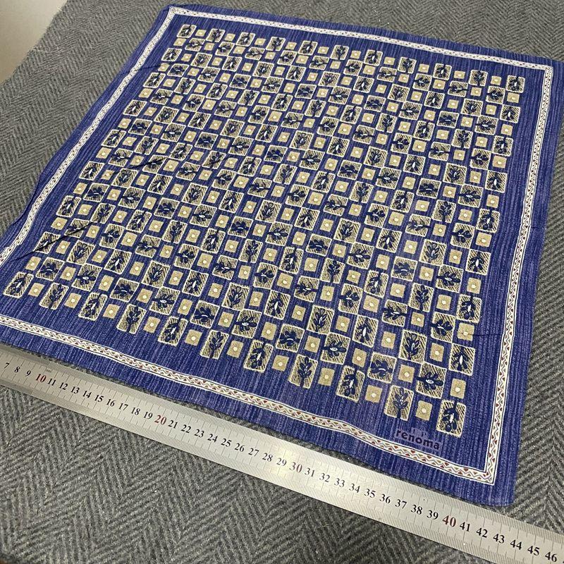 

Vintage Made in Japan Ancient Square Scarf Pure Cotton Retro Artsy Old Money Style Paisley Men Scarf Fashion Scarf 5454