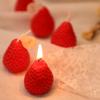 1-15 Stück Erdbeer-Aromatherapie-Kerze Romantische Handgemachte Duftkerzen für Valentinstag Party Heimdeko Geburtstagsgeschenke