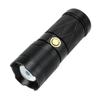 Mini LED Flashlight Portable USB Rechargeable Telescopic Zoom High Brightness LED Torch for Outdoor