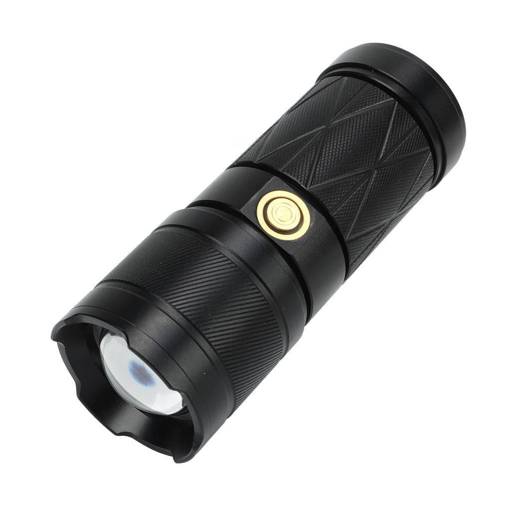 Mini LED Flashlight Portable USB Rechargeable Telescopic Zoom High Brightness LED Torch for Outdoor