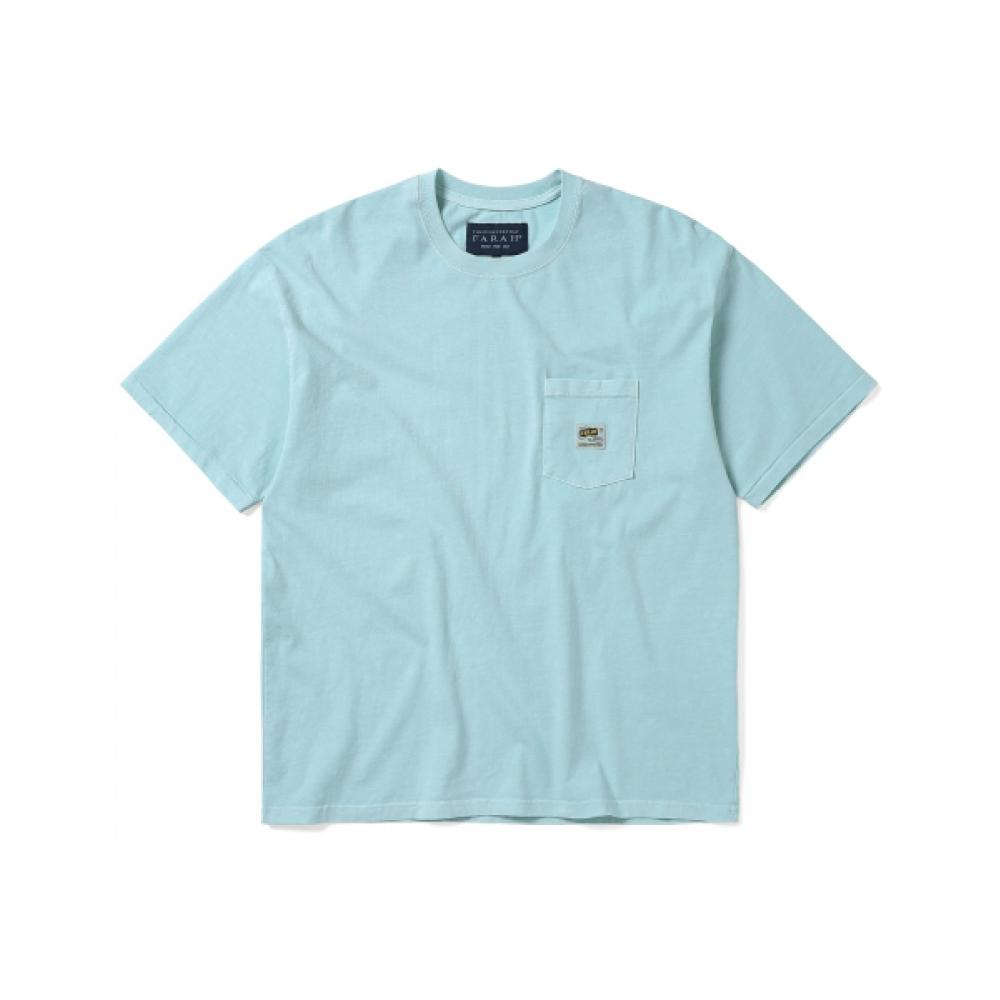 

Thisisneverthat Tnt Farah Overdyed Pocket Tee Light Blue S