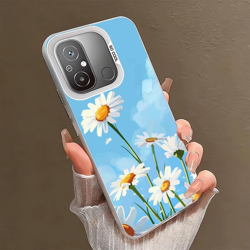 Daisy Flowers Aesthetics Shockproof Phone Case for Xiaomi Poco X7 X6 X5 X3 Pro F7 Ultra M8 Redmi 15C 15 14C 13C 12C 10C 13 12 10