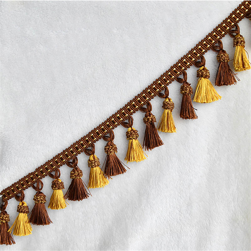 3 Meter Lace Tassel Ribbon Curtain Decor Tassels Trimming Fringes Tassel Lace For Sewing Bed Clothes Curtains Accessories