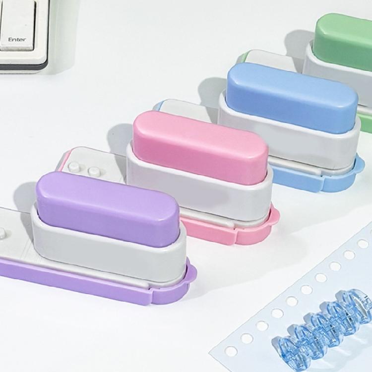 Five Hole Paper Puncher 5 Sheets Capacity Heavy Duty 5 Hole Punches with Alignment Guide For Refillable Notebook Journal