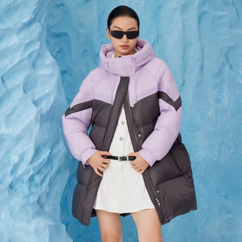 

Женский пуховик Gejin G44010Y6267 средней длины с капюшоном, 90% пух белой утки L