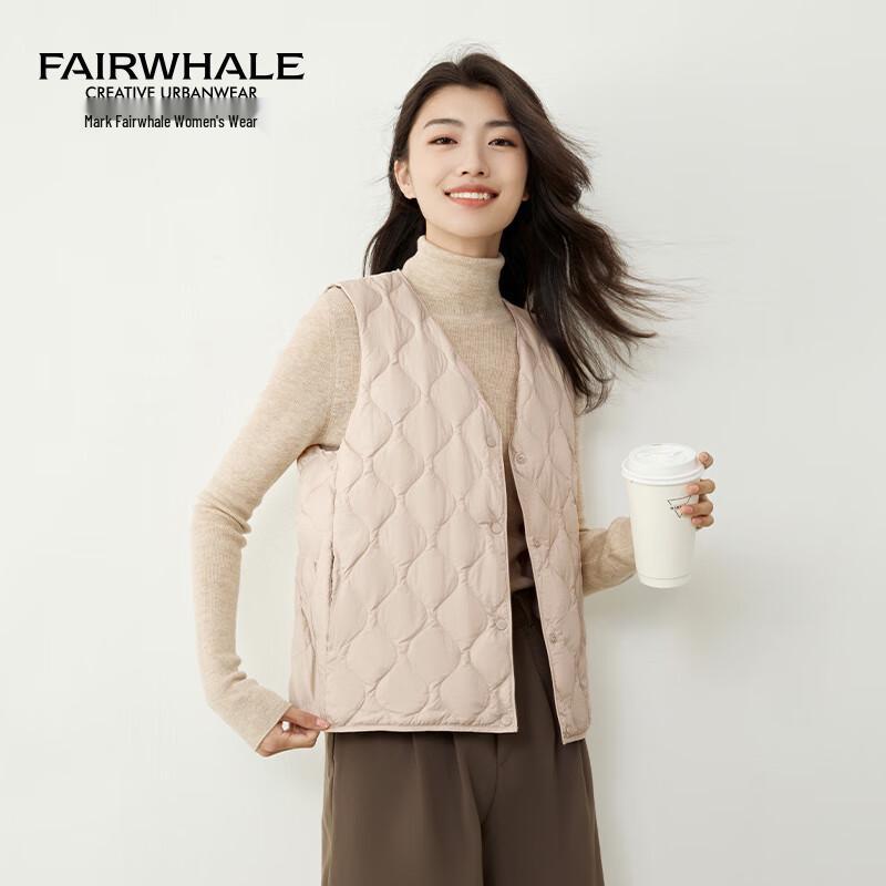 

Women s Lightweight 2-Way Round/V-Neck Duck Down Vest XL
