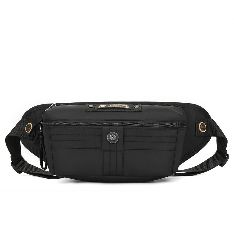 WEPOWER Мужская поясная сумка для активного отдыха и спорта, однолямочная, небольшая, водоотталкивающая one size чёрный