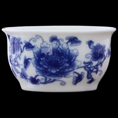 ZISIZ Blue and White Peony Teacup