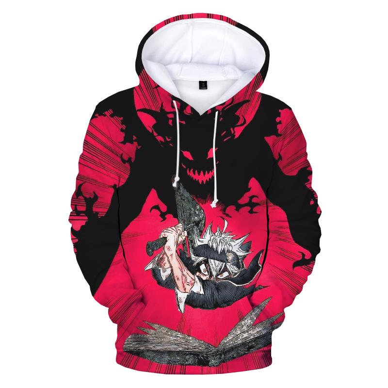 Hot Black Clover 3D Print Hoodie Bărbați/Femei Unisex Harajuku Hanorace cool Băieți/fete Anime Asta Pulover de mărime mare