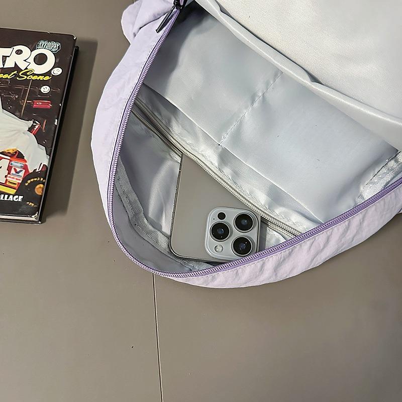 School Bag New High Value Retro Fresh Backpack Women Light Travel Spring Outing Mountaineering Large Capacity Backpack