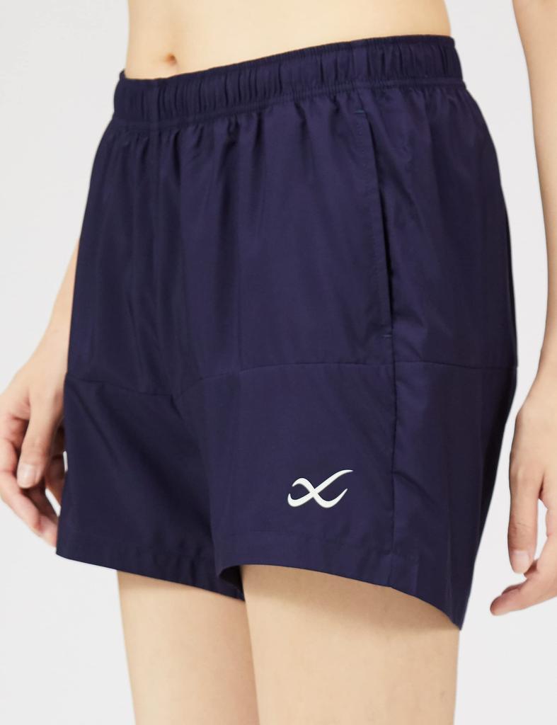 Blue Sports Outer Running Pants Water Repellent DHY611 Navy Japan S To Japanese Size [CEDA X/Wacoal] CW-X (3/4 Length) Women's (Equivalent S)
