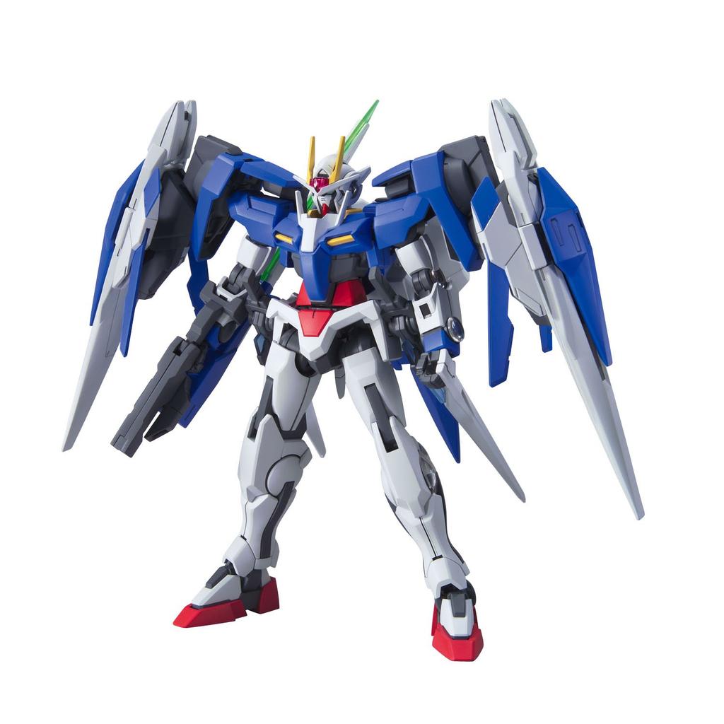 HG Double O Raiser Kondensatoranzug Gundam 1/144 GN-0000+GNR-010 (GN-Typ) (Handy 00)