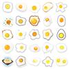 50 Cartoon Fried Egg Stickers - Food Graffiti, Waterproof Decoration for Thermos Cups & Notebooks