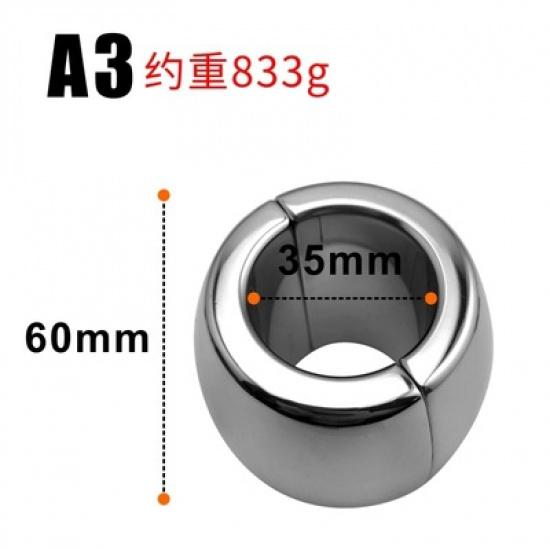 Metal Stainless Steel Scrotum Pendant Bondage Ring Penis Weight Bearing Ring Penis Delay Ring Adult Sex Product Toy