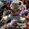 28cm One Piece Figure Sun God Gear 5 Nika Luffy Action Figure GK Thunderbolt Monkey D Luffy Model PVC Collectible Toy