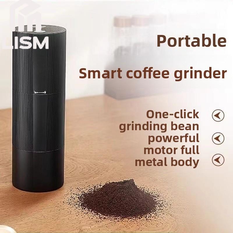 Electric Burr Coffee Grinder All-Metal Portable USB Rechargeable with  48 Settings for Espresso
