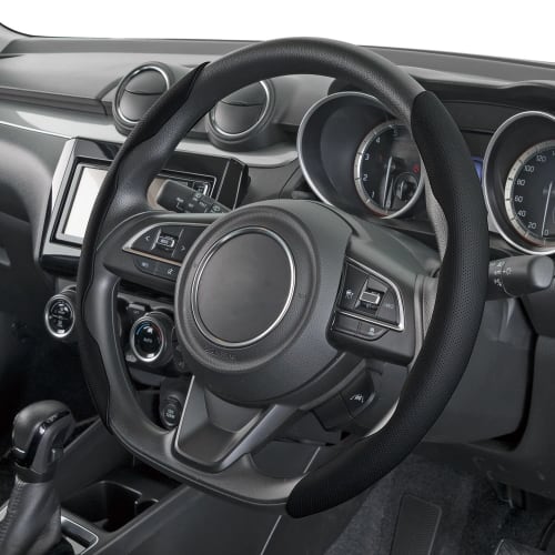 BONFORM Handle Cover QK Dimple Leather Easy To Install S/M Black 6930-15BK