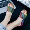 Clear Living Room Women's Slippers and Ladies Sandals Jelly Transparent Shoes Indoor Slides Home House Summer Footwear Pvc Vip