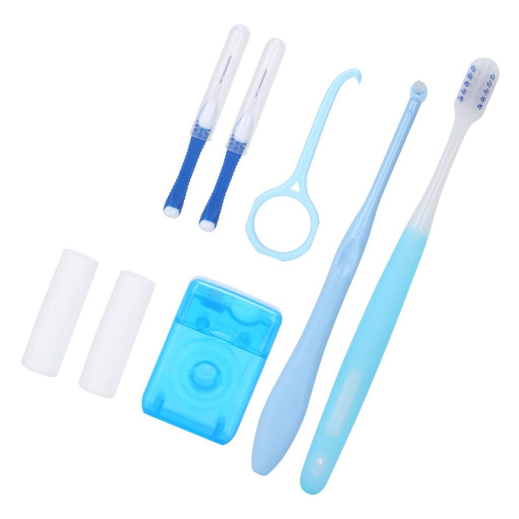 Orthodontic Oral Care Kit Teeth Brace Cleaning Brush Interdental Brush Orthodontic Wax Tools