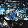 Top Brand Multi-function New Men's Watch Waterproof Fashion Quartz Luminous Calendar Wrist Watch