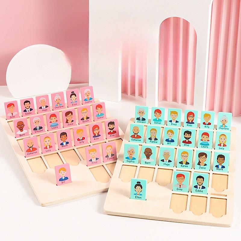 

Угадай кто я, Детская головоломка Игра на логическое мышление Угадай персонажа Настольная игрушка для родителей и детей