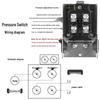 Adjustable Pressure Oil & Water Pump with Switch & Check Valve, Self-Priming Household Accessory