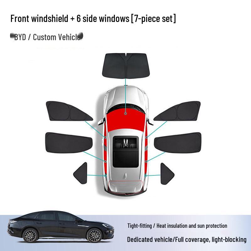 Full Coverage Sun Shade for BYD Models - Privacy & Heat Protection