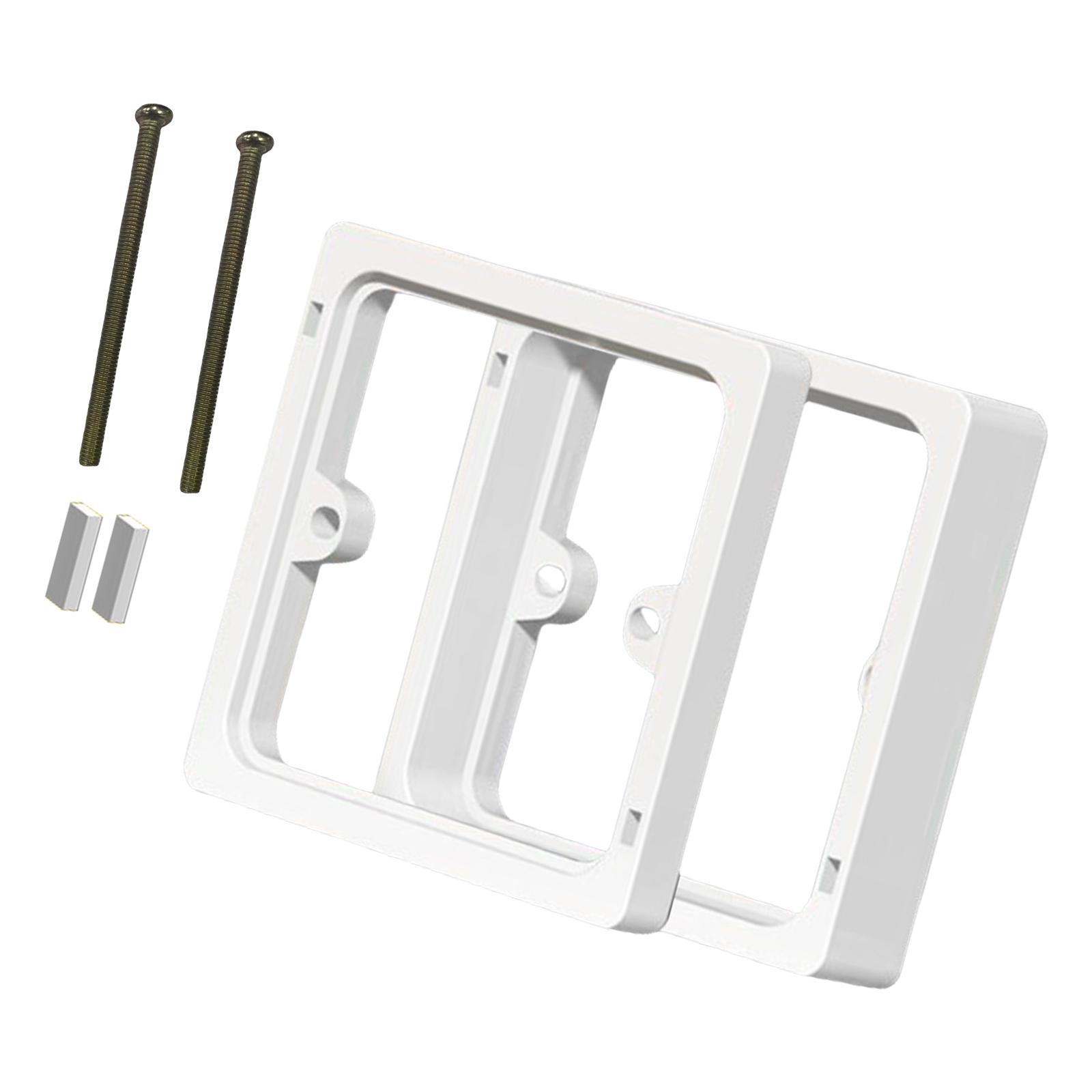 

Single Socket Spacer Electrical Outlet Box Extender Single Gang Box Extender Square Spacer for Living Room School Offic 3