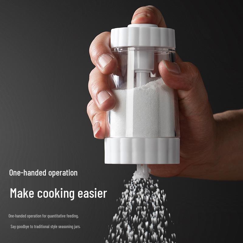 Transparentes feuchtigkeitsdichtes Salz- und Gewürzglas-Set für den Küchengebrauch