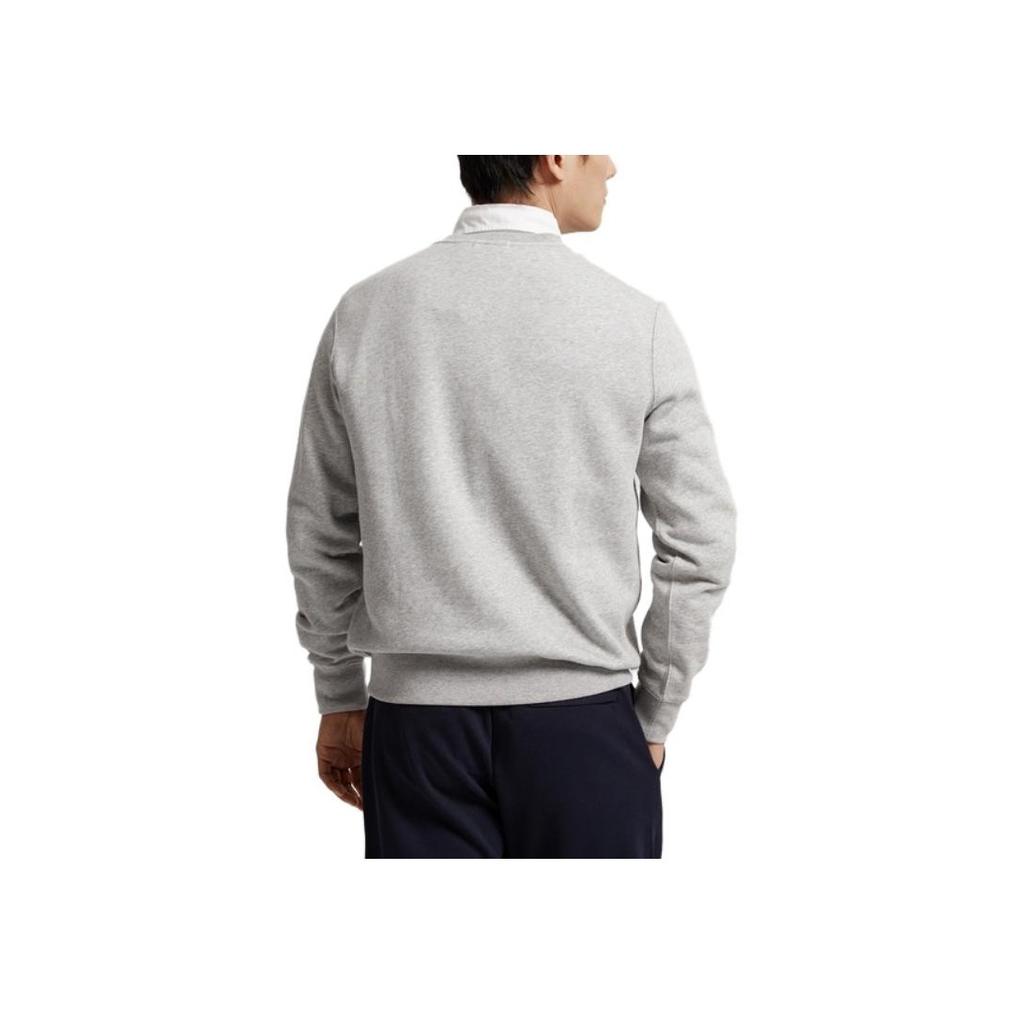 Polo Ralph Lauren Logo Print Crewneck Sweatshirt Unisex Sweatshirt Gray MNPOKNI16821865-020