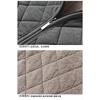 Solid Color Zipper Cardigan Pocket Stand Collar Plaid Sleeveless Men's Vest Casual Top