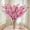 1/5pcs 66cm Sakura Artificial Flowers Bouquet Long Stem Garden Landscape Party Wedding Decor Fake Flowers Table Vase Ornament