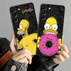 Funda Phone Cover Case for Samsung Galaxy A13 A20 A05 A70 A15 A04 A16 A40 A12 A17 A50 A06 S-simpsons Donut