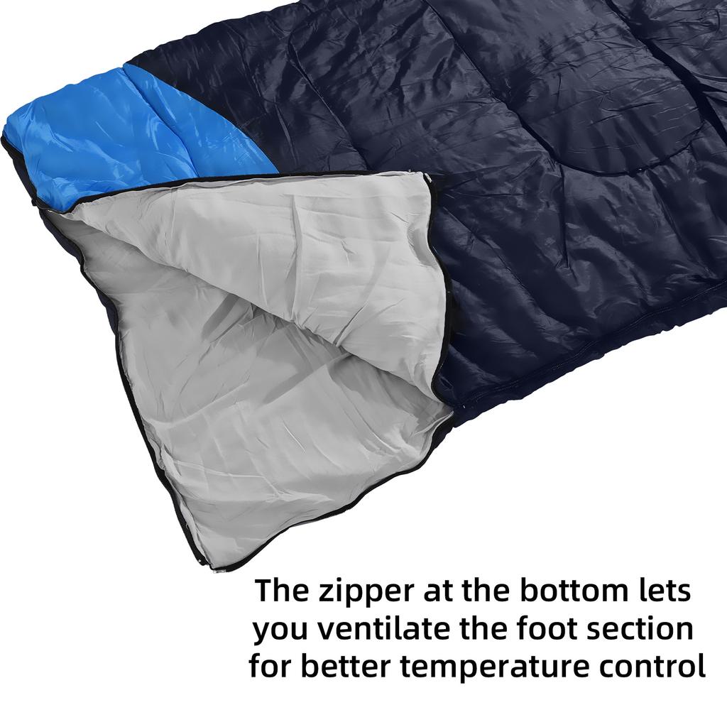 Adult Wearable Sleeping Bags Winter Camping Sleeping Bag with Arm Zipper Holes