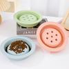 Dog Slow Food Bowl Anti-choke Small and Medium-sized Dog Slow Food Bowl Anti-upset Round Thickened Pet Supplies