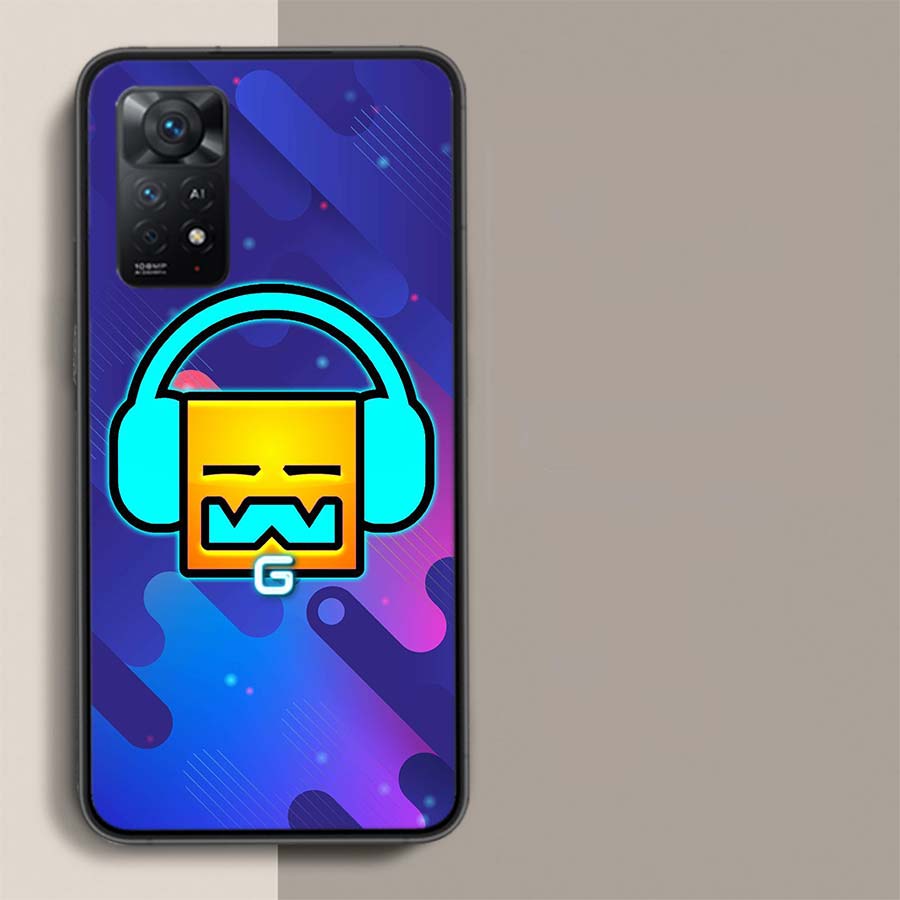 Geometry Dash Phone Case For Xiaomi Redmi Note 12 Pro Plus 5G 12S 11 11E 11T Pro 10 9 8 7 11S 10S 4G 9T 8T 9S Capa Coque Cover S