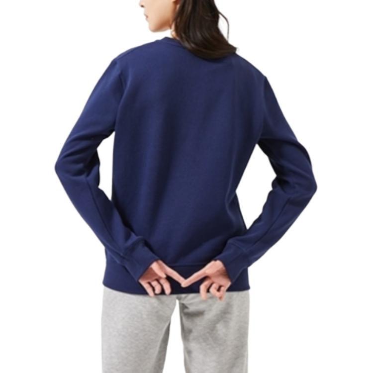 New Balance Sweatshirts Women's Dark Blue Crew Neck Thickened Regular WT03811-PGM