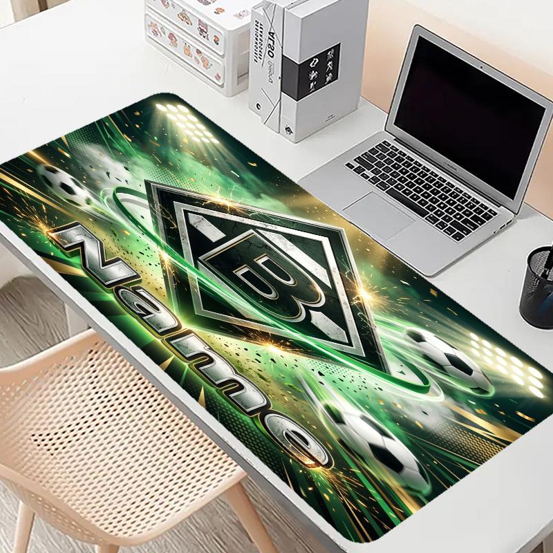 Individualus vardas, personalizuotas Borussia Monchengladbach rašto pelės kilimėlis, nešiojamojo kompiuterio stalo kilimėlis, dekoratyvinis stalo kilimėlis namams, klaviatūros padėkliukas, dovana