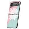 Friends Hard PC Phone Case For Samsung Galaxy Z Flip 7 6 5 4 Black Cover For Galaxy Z Flip 3 Foldable Fundas Shell Capas Coque