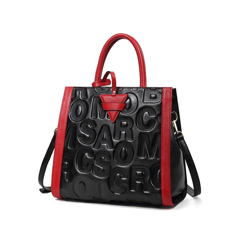 Neue Mode Damentasche Handtasche Damentasche Vielseitige Top Layer Rindsleder One Shoulder Crossbody Damentasche