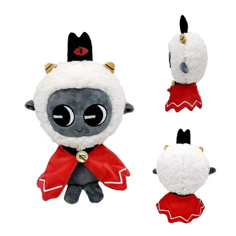 26cm Kawaii Lamb Plush Toys Cult of The Lamb Plush Doll Soft Stuffed Animal Sheep Plushes Game Doll Toys for Children Gifts