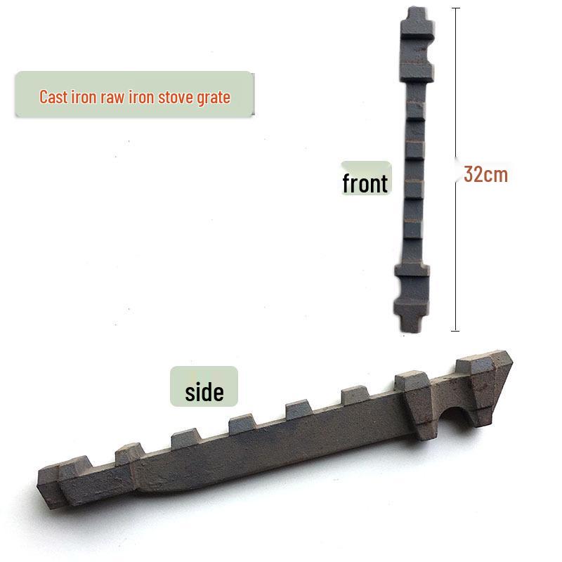 Coal Stove Chimney & Fire Accessories: Reducer Switch, Seal Cover, Thermometer, Valve Handle, Grate.