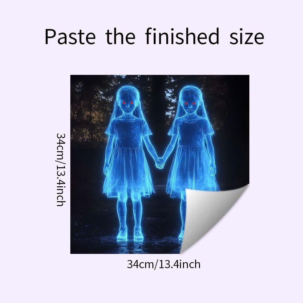 Paste Static Halloween Pumpkin Stickers Waterproof Bat Halloween Decal  Living Room
